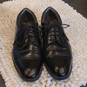 French Shriner men's sz 11.5M black dress shoe